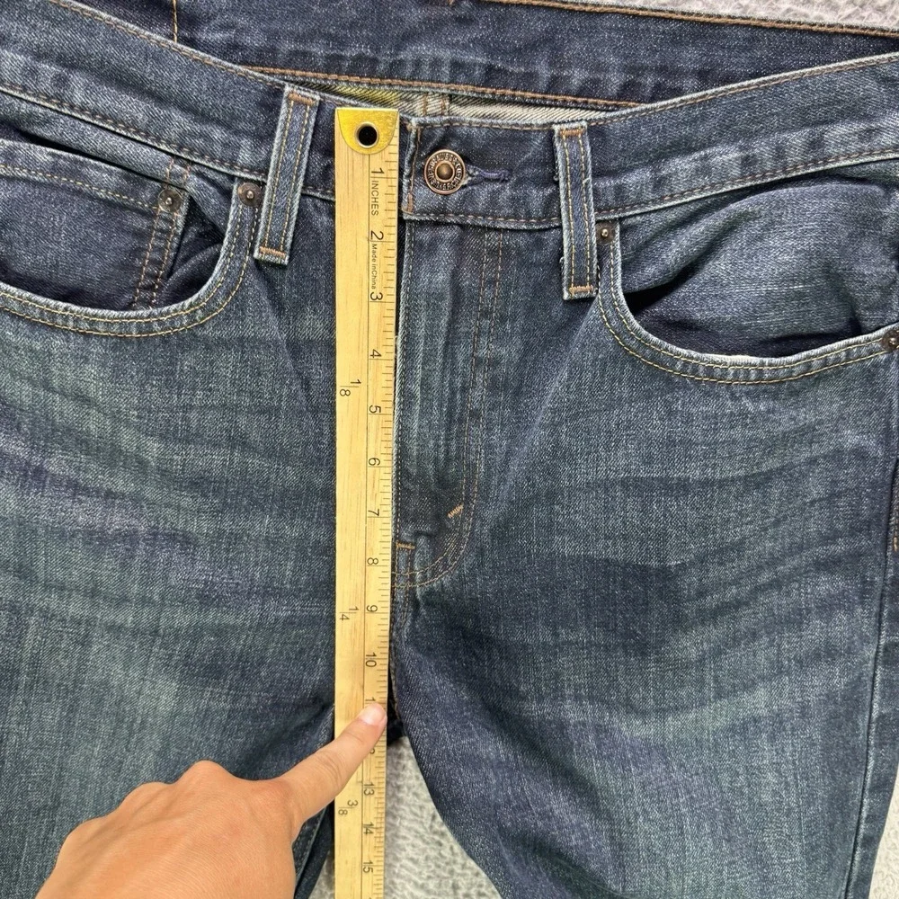Levi's Jeans Mens 32x36 Blue 527 Slim Bootcut 100% Cotton Western Cowboy Denim